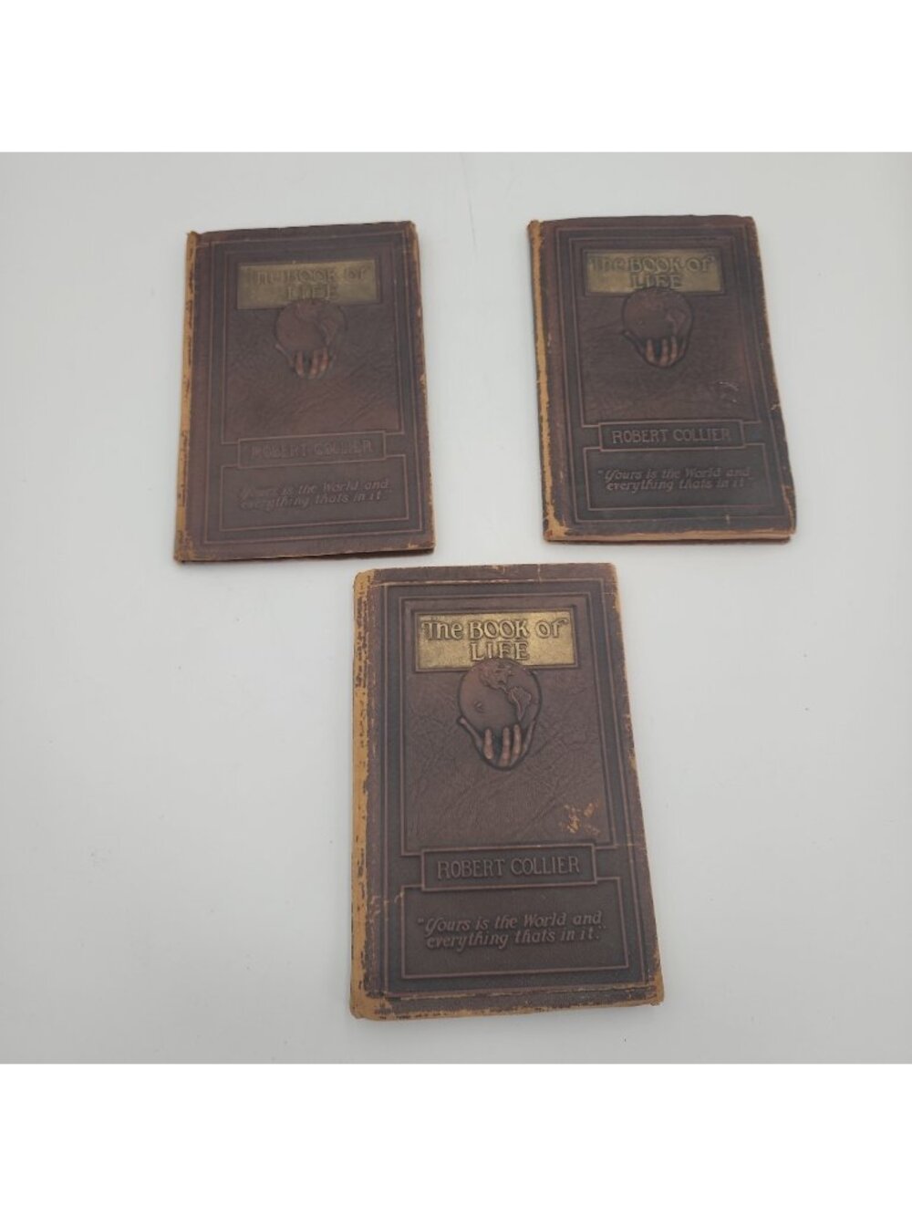 Robert Collier The Book of Life Leather Bound Collectible Antiquarian Book 3,4,6